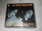 2 CD BOX - 28 SOUL BALLADS, Cd's en Dvd's, Cd's | Verzamelalbums, Ophalen of Verzenden, Zo goed als nieuw, R&B en Soul, Boxset