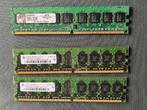 3x 1 Gb DDR2 DIMM's, Computers en Software, RAM geheugen, 1 GB of minder, Desktop, Ophalen of Verzenden, DDR2