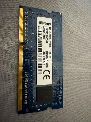 Kingston 4 GB DDR3 natrium RAM beschikbaar voor biedingen