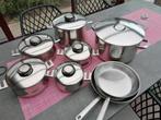 Kookpotten Demeyere Silvinox (set 8 st.), Ophalen, Gebruikt, Inox, Keramische plaat