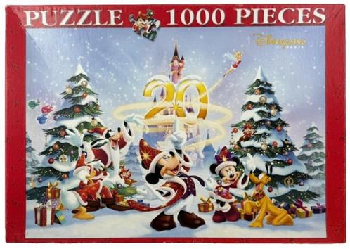 Disney Disneyland Paris Parijs 20 Jaar Puzzel 1000 Kerstmis, Hobby en Vrije tijd, Denksport en Puzzels, Zo goed als nieuw, Verzenden