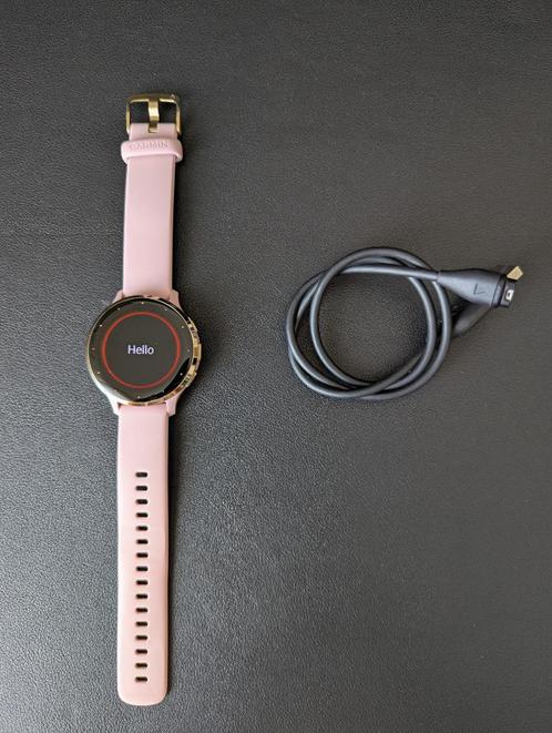 Garmin Venu 3S, Handtassen en Accessoires, Sporthorloges, Zo goed als nieuw, Roze, Afstand, Calorieverbanding, Conditie, GPS, Hartslag