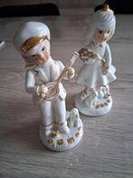 Meisje en Jongen in Capodimonte Porselein, Verzamelen, Ophalen, Zo goed als nieuw, Porselein, Beeldje(s)