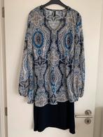 Mooi zomerensemble tuniek met kleedje, Kleding | Dames, Blouses en Tunieken, Ophalen of Verzenden, Zo goed als nieuw, Blauw