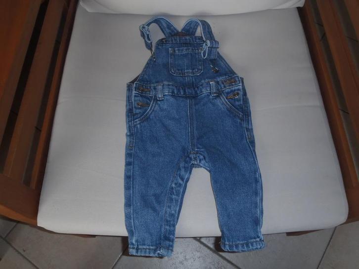 Spijkerjumpsuit maat 68, Kinderen en Baby's, Babykleding | Maat 68, Zo goed als nieuw, Jongetje, Broekje, Ophalen of Verzenden