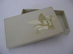 vintage opbergdoos met afbeelding bloem, Ophalen of Verzenden, Huis en Inrichting