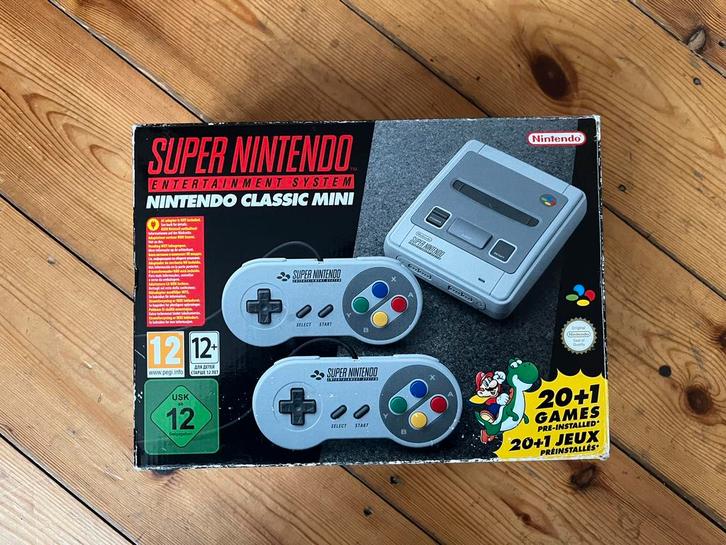 Super Nintendo SNES Classic Mini 320 Jeux -Complète en Boîte, Consoles de jeu & Jeux vidéo, Consoles de jeu | Nintendo Super NES