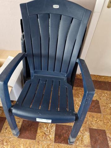 1 chaise de jardin bleue, Enlèvement, Neuf