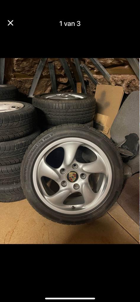 17” Porsche Boxter velgen, Auto-onderdelen, Banden en Velgen, Banden en Velgen, All Season, 17 inch, Personenwagen, Gebruikt, Ophalen