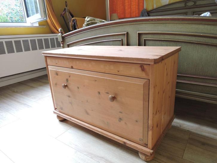 Coffre en bois, Huis en Inrichting, Woonaccessoires | Kisten, Gebruikt, 50 tot 75 cm, Minder dan 50 cm, 50 tot 100 cm, Grenenhout