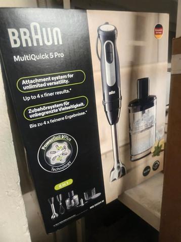 Braun Multiquick Pro 5 blenderblender gloednieuw beschikbaar voor biedingen