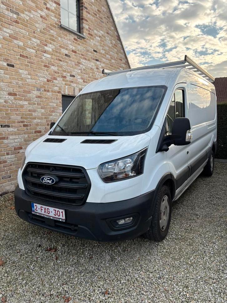 Ford Transit 165pk, Auto's, Ford, Particulier, Transit, Diesel, Euro 6, Overige carrosserie, 4 deurs, Handgeschakeld, Wit, BTW verrekenbaar