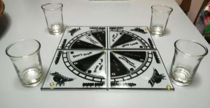 Drankspel Rollercoaster, Hobby en Vrije tijd, Gezelschapsspellen | Bordspellen, Zo goed als nieuw, Een of twee spelers, Drie of vier spelers