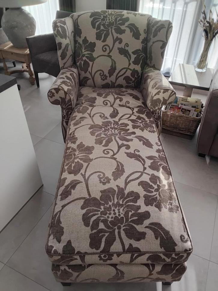 Rustieke longchair, Maison & Meubles, Canapés | Sofas & Chaises Longues, Comme neuf, Une personne, Moins de 150 cm, 75 à 100 cm