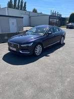 Volvo s90 2017 2.0 D4 190pk Euro 6b Automaat, Auto's, 4 deurs, 4 cilinders, Blauw, Leder