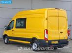 Ford Transit 125pk L3H3 Dubbel Cabine Navi Airco Camera Trek, Auto's, Bestelwagens en Lichte vracht, Airconditioning, Te koop