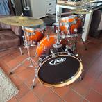 Compleet dw pdp bx drumstel, met Pearl igniter snaredrum, Ophalen, Zo goed als nieuw