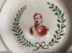 Koning Albert 1 en Elisabeth 1 lot van 6 borden, Ophalen, Zo goed als nieuw, Servies