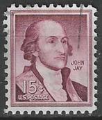 USA 1958 - Yvert 639 - John Jay (ST), Postzegels en Munten, Verzenden, Gestempeld
