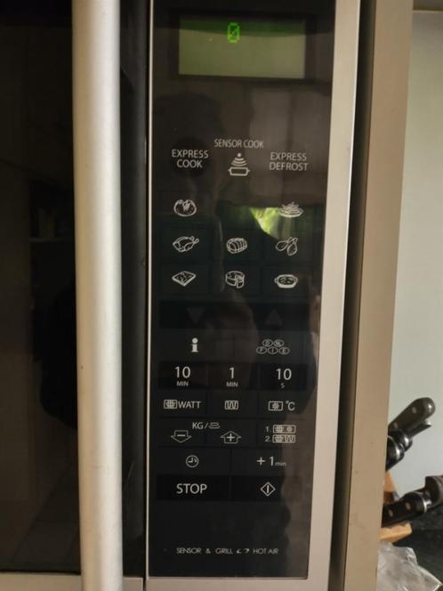 Sharp R969 INA microgolfoven en  combi, Elektronische apparatuur, Microgolfovens, Gebruikt, Vrijstaand, Combi-microgolfoven, 45 tot 60 cm