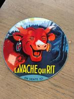 Assiette en émail La Vache qui rit, Enlèvement ou Envoi, Comme neuf, Panneau publicitaire