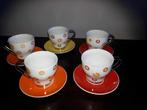 Unigro , 5 retro theetassen in originele verpakking, Ophalen of Verzenden, Huis en Inrichting