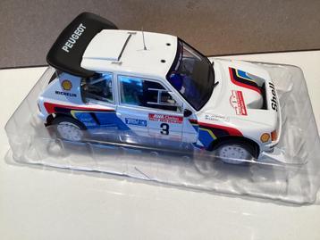 Peugeot 205 evo2 Juha Kankkunen 1/18 beschikbaar voor biedingen