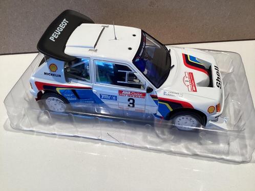 Peugeot 205 evo2 Juha Kankkunen 1/18, Hobby & Loisirs créatifs, Voitures miniatures | 1:18, Neuf, Voiture, Autres marques, Enlèvement ou Envoi