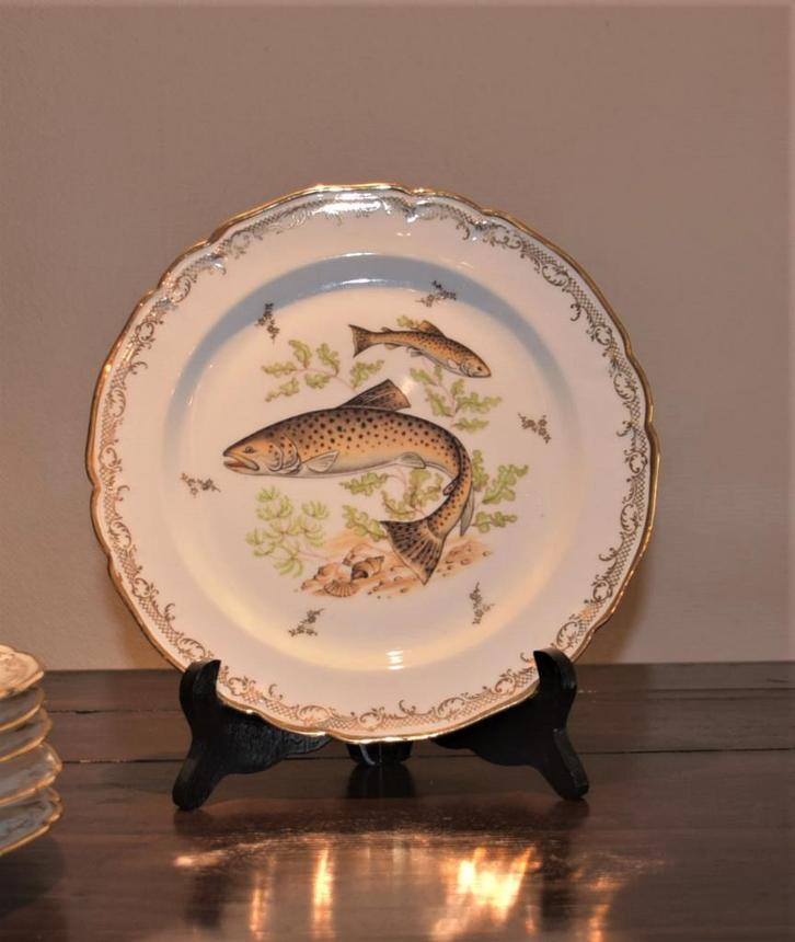 LIMOGES Visservies 13 stukken, Huis en Inrichting, Keuken | Servies, Ophalen