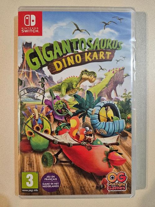 Gigantosaurus: Dino Kart / Switch (Nieuw), Games en Spelcomputers, Games | Nintendo Switch, Nieuw, Racen en Vliegen, 3 spelers of meer