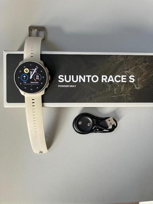 Suunto Race S - Powder Gray - ZGAN, Handtassen en Accessoires, Sporthorloges, Zo goed als nieuw, Ophalen of Verzenden