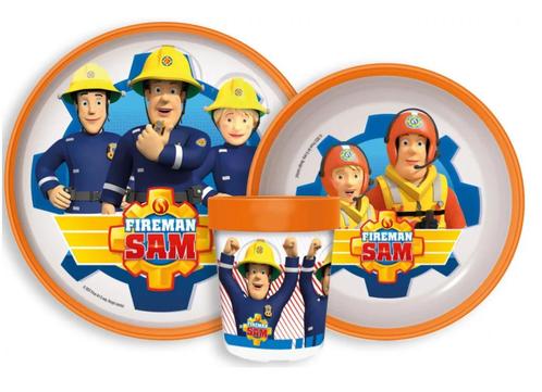 Brandweerman Sam Kinderservies - Magnetron, Enfants & Bébés, Enfants & Bébés Autre, Neuf, Enlèvement ou Envoi