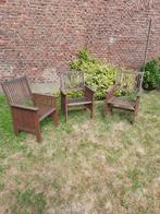 3 tuinstoelen van exotisch hout, Ophalen, Hout