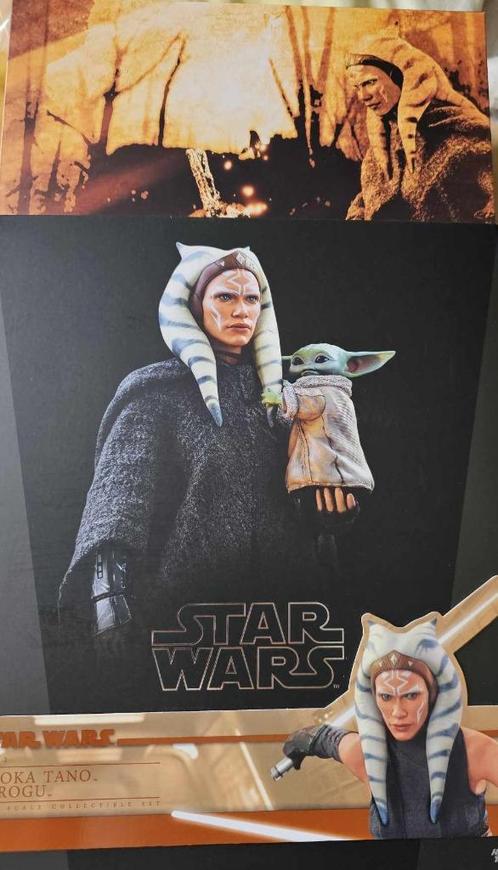 Hot Toys The Mandalorian Ahsoka Tano & Grogu DX21, Verzamelen, Film en Tv, Nieuw, Tv, Actiefiguur of Pop, Ophalen