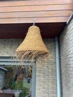 Riete hanglamp, Huis en Inrichting, Lampen | Kroonluchters, Ophalen, Zo goed als nieuw