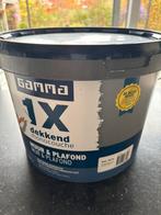 GAMMA 1x dekkend muur & plafond  RAL 9010 gebroken wit 10L, Doe-het-zelf en Bouw, Ophalen, Wit, Nieuw, Verf