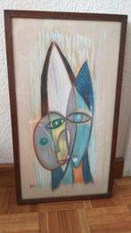 kunstwerk op zijde door Robert Baetens, Antiek en Kunst, Ophalen