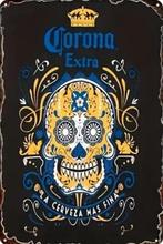 Metalen reclamebord Corona Extra retro vintage deco mancave, Verzamelen, Ophalen of Verzenden, Zo goed als nieuw, Reclamebord