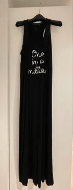 Zwart lang kleedje met opschrift, Vêtements | Femmes, Taille 36 (S), Noir, Porté, Catwalk Junkie