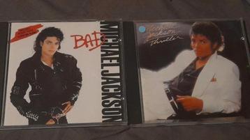 Cd´s Michael jackson bad / thriller beschikbaar voor biedingen