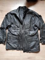 Lederen jas, dames, amper gedragen, maat 44, Prumpo, Zwart, Maat 42/44 (L), Ophalen of Verzenden