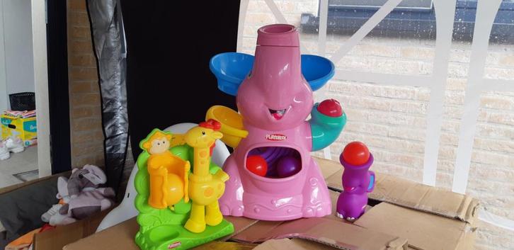 Kleine olifant, elefun olifant en kicking giraffe, Kinderen en Baby's, Speelgoed | Educatief en Creatief, Gebruikt, Ontdekken