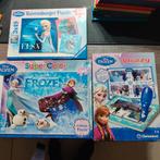 Frozen puzzels en spel, Ophalen of Verzenden, 10 tot 50 stukjes, Zo goed als nieuw, 4 tot 6 jaar