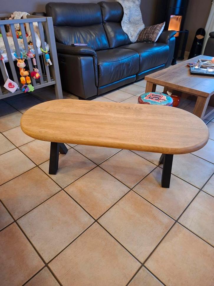 Table basse type industriel., Maison & Meubles, Tables | Tables mange-debout, Enlèvement