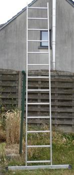 Aluminium ladder, Doe-het-zelf en Bouw, Ladders en Trappen, Ophalen, Zo goed als nieuw, Ladder, Opvouwbaar of Inschuifbaar
