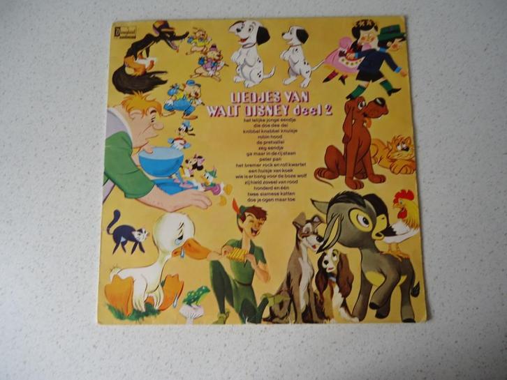 LP "Liedjes van Walt Disney" Deel 2 anno 1980., Cd's en Dvd's, Vinyl | Kinderen en Jeugd, Gebruikt, Muziek, Ophalen of Verzenden