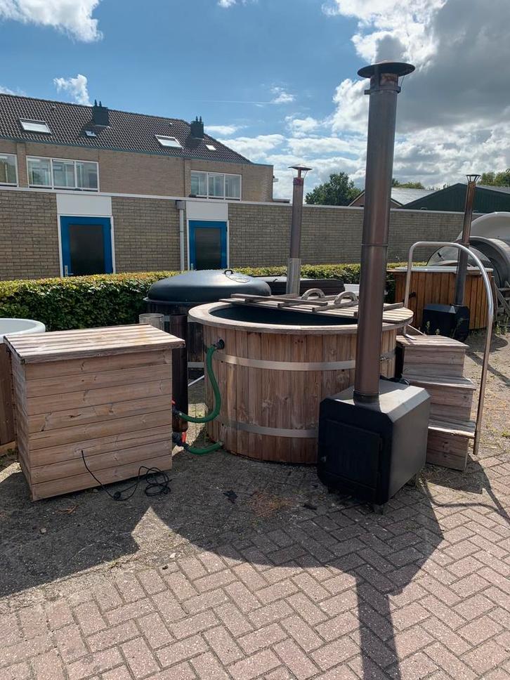 Hottub | externe kachel | 170cm | thermo wood | filter, Tuin en Terras, Zwembad-toebehoren, Zo goed als nieuw, Filter, Ophalen