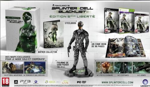 xbox 360 - splinter cell blacklist collectors edition - onge, Games en Spelcomputers, Games | Xbox 360, Zo goed als nieuw, Avontuur en Actie