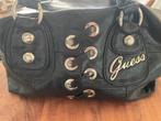 Guess tas zwart met chroom ZGAN, Handtas, Ophalen of Verzenden, Zo goed als nieuw, Zwart