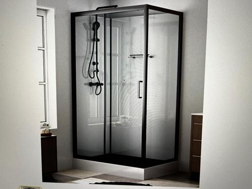 Excellence douchecabine Marina 120x90cm zwart, Doe-het-zelf en Bouw, Sanitair, Nieuw, Douche, Ophalen